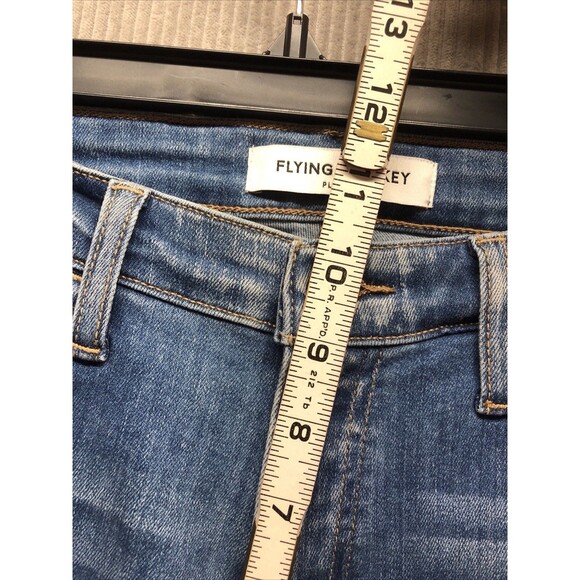 Flying Monkey Platinum Jeans Size 28 Factory Destroyed NWD - Picture 9 of 16